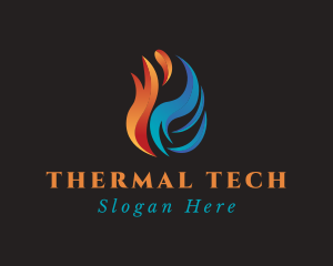 Thermal Cold Heat logo design