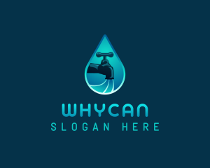 Drop - Water Droplet Plumbing logo design