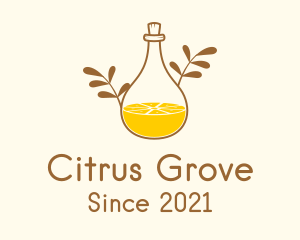 Citrus - Lemon Citrus Drink logo design