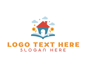 Bookstore - Kindergarten Learning Book logo design