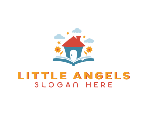 Child Welfare - Kindergarten Learning Book logo design