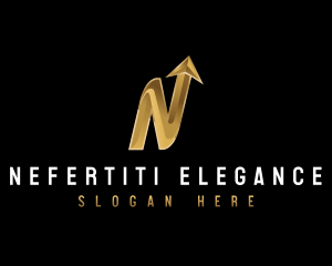 Elegant Business Letter N logo design