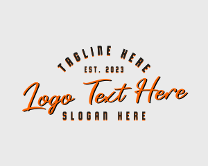 League - Luxury Script Apparel logo design