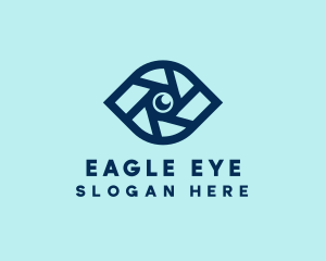 Eye Camera Shutter logo design