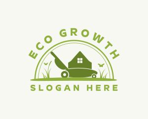 Greenhouse - Greenhouse Yard Lawn Mower logo design