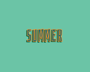 Summer Surf Wordmark logo design