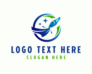 Cleaning Products - Vacuum Cleaning Disinfection logo design