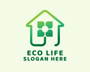 Sustainability - Sustainable Flower House logo design