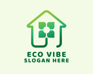 Sustainability - Sustainable Flower House logo design