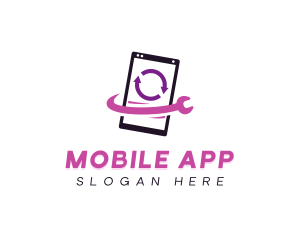 Smartphone App Repair  Logo