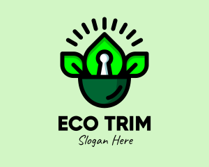 Eco Planting Security logo design