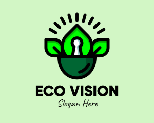 Eco Planting Security logo design