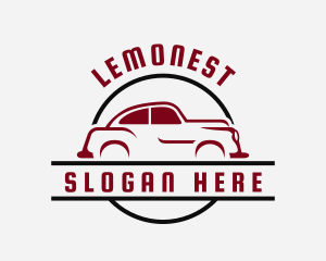 Retro Car Transportation Logo