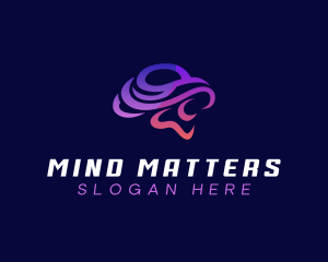 Brain - Cyber Brain Software logo design