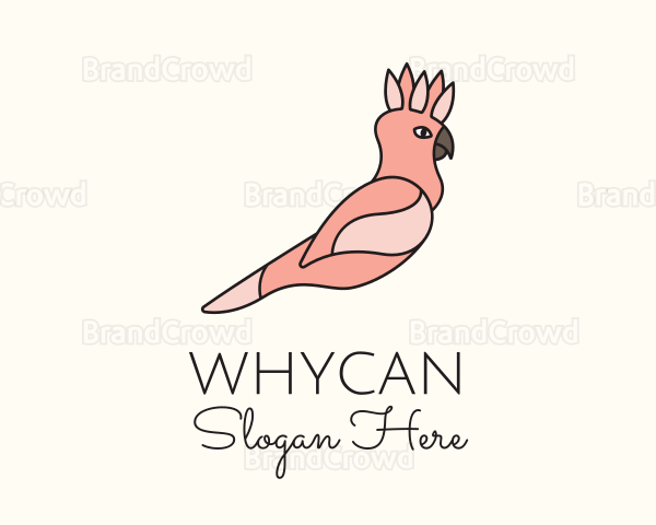 Galah Cockatoo Bird Logo