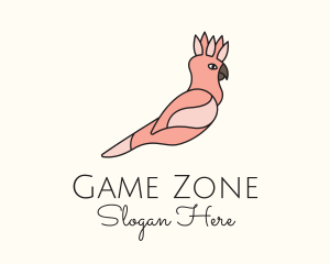 Galah Cockatoo Bird Logo