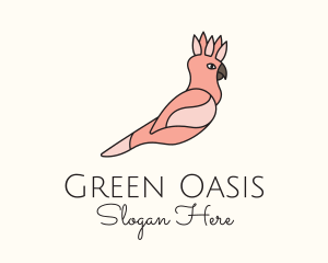 Galah Cockatoo Bird logo design