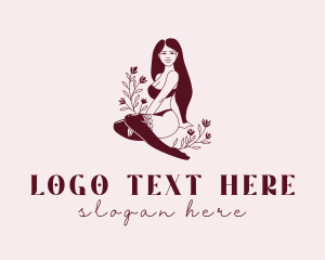 Body - Sexy Adult Entertainer Woman logo design