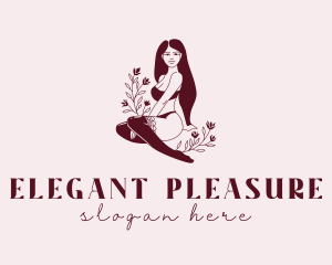 Adult - Sexy Adult Entertainer Woman logo design