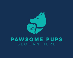 Cute Pet Shop logo design