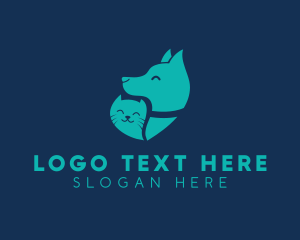 Pet - Cute Pet Shop logo design