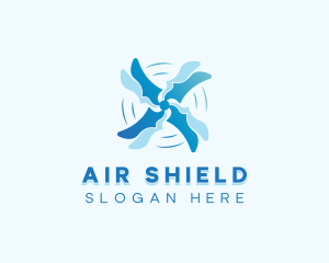 Air Conditioning Ventilation logo design