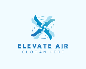 Air Conditioning Ventilation logo design