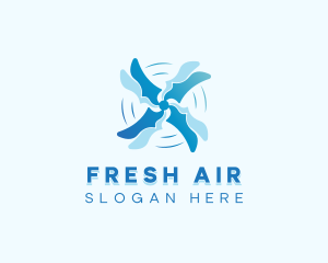 Air Conditioning Ventilation logo design