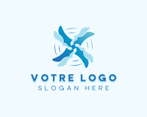 Air - Air Conditioning Ventilation logo design