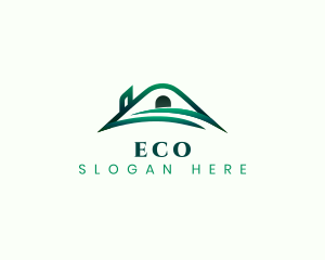 Roofing House Construction Logo