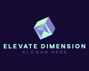 3D Cube Technology  logo design