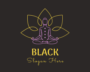 Flower - Yoga Wellness Therapy logo design
