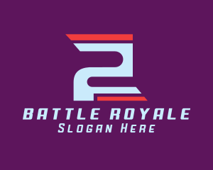 Fortnite - Cyber Gaming Number 2 logo design