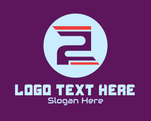Future - Cyber Gaming Emblem Number 2 logo design