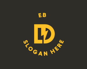 Electric - Energy Letter LD Monogram logo design
