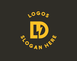 Volt - Energy Letter LD Monogram logo design
