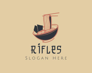 Retro Ramen Restaurant Logo