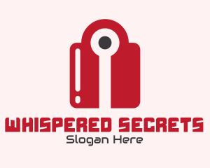 Secret - Red Tech Lock logo design