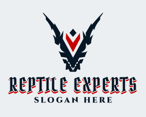 Dragon Reptile Gaming logo design