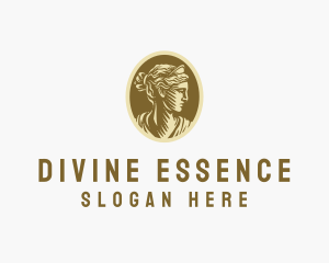 Goddess - Ancient Goddess Portrait logo design