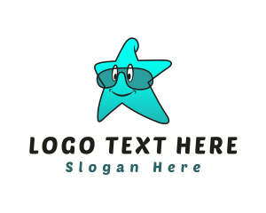 Friendly - Cool Cartoon Star logo design