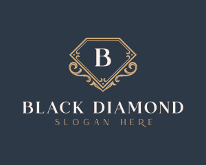 Diamond Regal Shield logo design