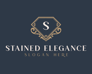 Diamond Regal Shield logo design