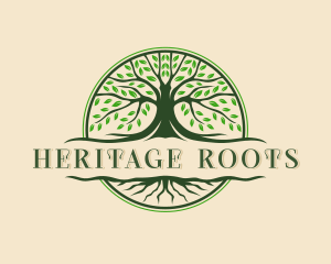 Tree Roots Wellness logo design