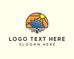 Travel - Summer Travel Ship logo design