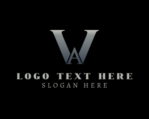 Silver - Premium Metallic  Firm logo design