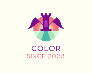 Colorful Castle Playground logo design