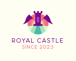 Castle - Colorful Castle Playground logo design