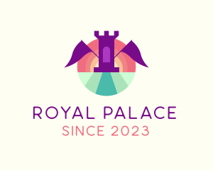 Palace - Colorful Castle Playground logo design