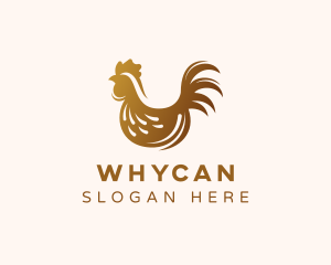 Golden - Golden Chicken Bird logo design